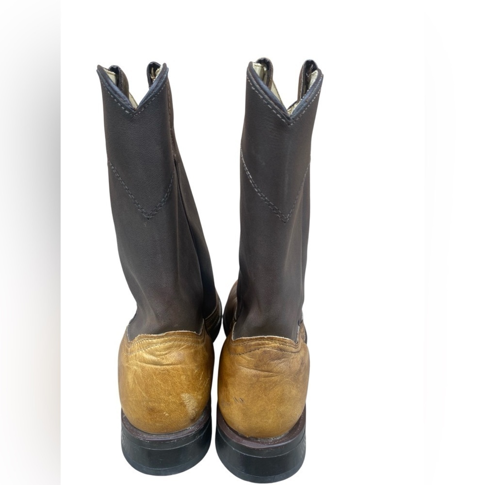 Texas American Made Distressed Western boots men sz 9.5 D - Picture 3 of 7